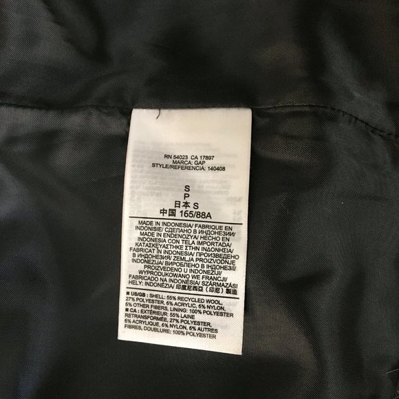 Gray wool moto jacket - Picture 5 of 5